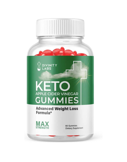 Divinity Labs Keto Gummies for Weight Loss - Divinity Labs Keto ACV Gummies Advanced Reviews 525mg, Divinity Lab Keto Plus Apple Cider Vinegar AVC Diet Supplement (60 Gummies)