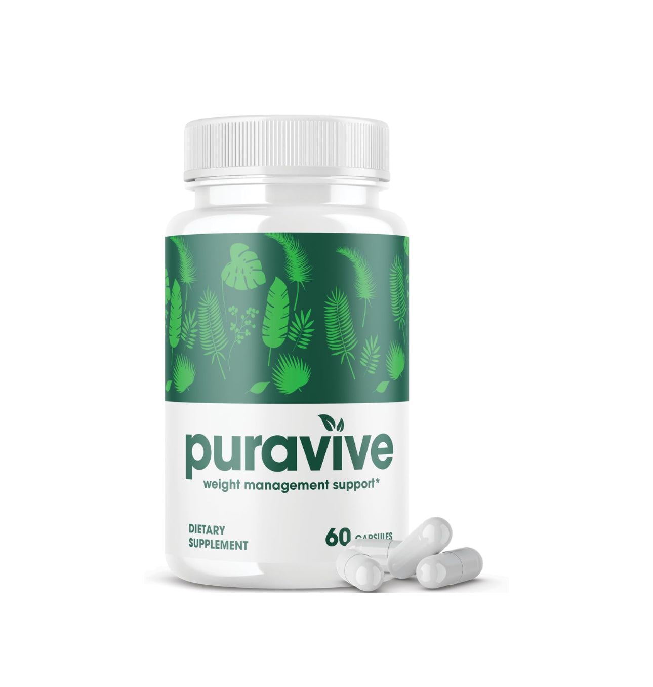 Puravive - Puravive Weight Loss Pills To Increase BAT And Energy Levels, Pura Vive Tropical Detox & Cleanse Capsules, Puravive Reviews Non-GMO Easy To Swallow Supplement