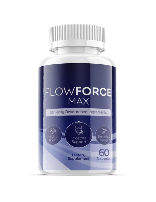 Flowforce Max Advanced Male Support Supplement Capsules - Official Formula - Flow Force Max Advanced Formula Support Supplement Pills - Flowforce Max Male Capsules for Support (60 Capsules)