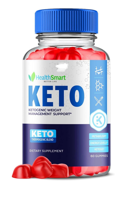 Health Smart Gummies - Health Smart Keto ACV Gummies, Health Smart Keto Gummies for Advanced Weight Loss, Keto + ACV Gummy, Maximum Strength Supplement, HealthSmart Gomitas Reviews (60 Gummies)