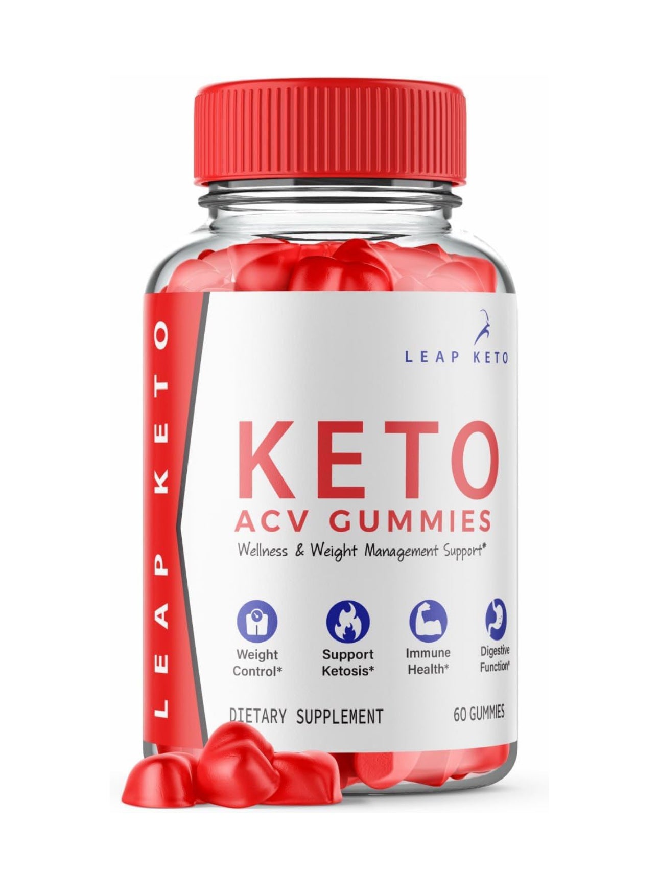 Leapketo ACV Gummies Advanced Weight Loss, Leap Keto ACV Apple Cider Vinegar Folate Supplement Kelly Clarkson Keto Leap, Ketoleap Ketosis Leap Keto + ACV Vitamin 1000MG Beetroot (60 Gummies)