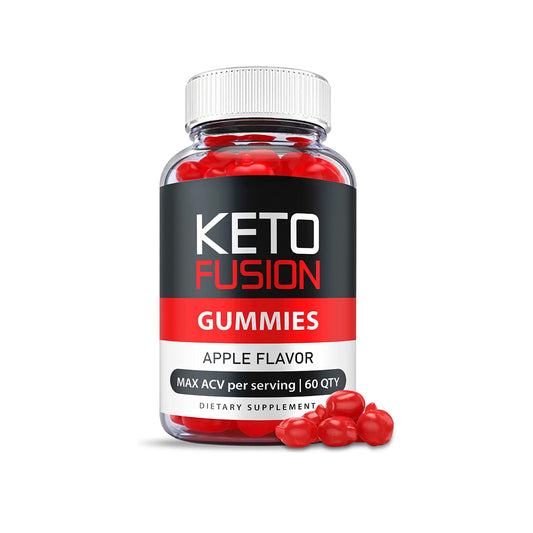 Keto Fusion Gummies - Official Formula, Vegan - Keto Fusion ACV Gummies Advanced Weight Loss, Fusion Keto Gummies with Apple Cider Vinegar, Vitamin B12, B6, Beet Root Juice (60 Gummies)