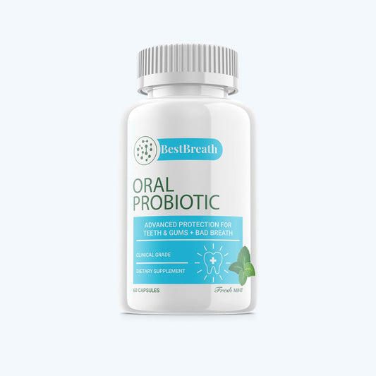 Best Breath Oral Probiotic Protection for Bad Mouth Breath Gums Teeth Pills (60 Capsules)