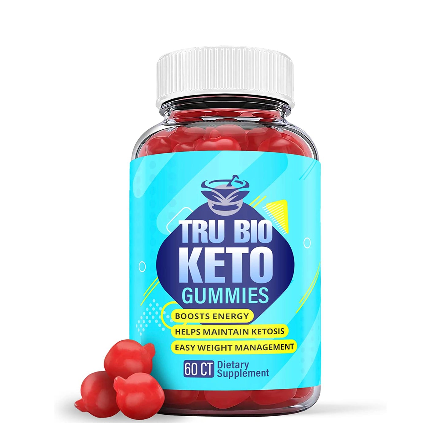 Tru Bio Keto Gummies, Tru Bio Keto ACV Gummies (1 Pack)